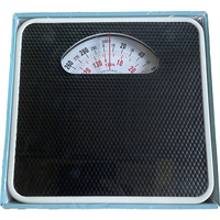 Health & Beauty Mechanical Bathroom Scale 136kg Black