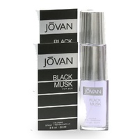 Jovan Black Musk for Men Eau De Cologne EDC Spray 88ml Pack of 2
