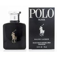 Ralph Lauren Polo Black Eau De Toilette EDT Sprayay 75ml Luxury Fragrance