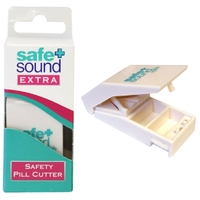 Safe and Sound Pill Cutter Medicine Divider Lockable Safety