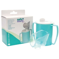 Safe and Sound Health Manual Steam Inhaler Cup with Flexible Mask