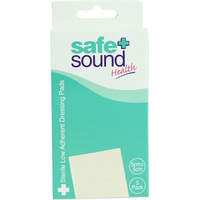 Safe and Sound Sterile Low Adherent Dressing Pads