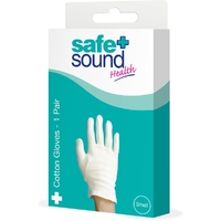 Safe and Sound Health Protective Cotton Gloves 1 Pair Small