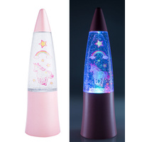 Novelty Gift Glitter Lamp Unicorn