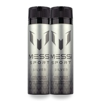 Messi Sport Silver Body Spray 200ml Pack of 2