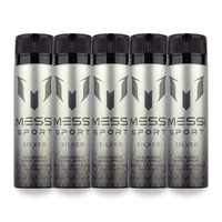 Messi Sport Silver Body Spray 200ml Pack of 5