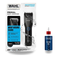 Wahl Primal Rechargeable Body Groomer + Blade Oil Care Kit