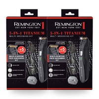 Remington 5 in 1 Titanium Multi Grooming Kit Pack of 2