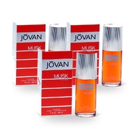Jovan Musk for Men Cologne Spray 88ml Pack of 3