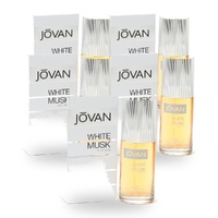 Jovan White Musk for Men Eau De Cologne EDC Spray 88ml Pack of 5