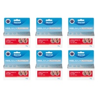 Dermal Therapy Heel Balm Platinum 75g Pack of 6