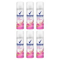Rexona Antiperspirant Aerosol Deodorant Sexy Bouquet 50mL Pack of 6