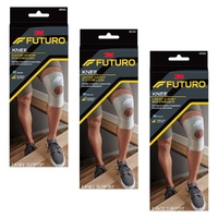 Futuro Comfort Knee Support with Stabilisers Medium Pack of 3