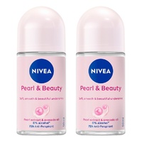 NIVEA Pearl & Beauty 72H Anti-Perspirant 50mL Pack of 2