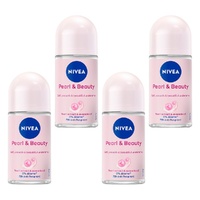 NIVEA Pearl & Beauty 72H Anti-Perspirant 50mL Pack of 4