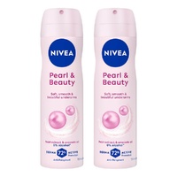 NIVEA Pearl & Beauty 72H Anti-Perspirant 150mL Pack of 2