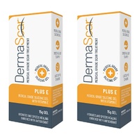 DermaScar Plus E 10% Vitamin E Silicone Gel 15g Pack of 2