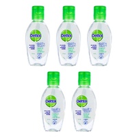 Dettol Healthy Touch Liquid Instant Hand Sanitiser 50mL Pack of 5