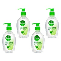Dettol Healthy Touch Liquid Instant Hand Sanitiser 200mL Pack of 4