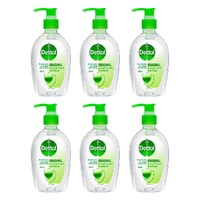 Dettol Healthy Touch Liquid Instant Hand Sanitiser 200mL Pack of 6