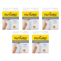 Futuro Compression Basics Knee Support Small Pack of 5