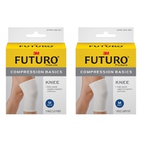 Futuro Compression Basics Knee Support Medium Pack of 2