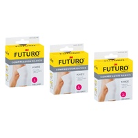 Futuro Compression Basics Knee Support Large Pack of 3