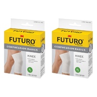 Futuro Compression Basics Knee Support Extra Large Pack of 2