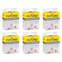 Futuro Compression Basics Ankle Support Small Pack of 6