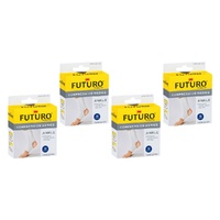 Futuro Compression Basics Ankle Support Medium Pack of 4
