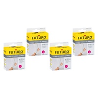 Futuro Compression Basics Ankle Support Large Pack of 4