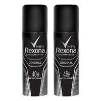 Rexona Men Antiperspirant Aerosol Original 50mL Pack of 2