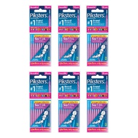 Piksters Interdental Brush Purple Size 1 10 Pack Bundle of 6