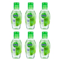 Dettol Healthy Touch Instant Hand Sanitiser Aloe Vera 50mL Pack of 6