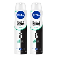 NIVEA Black & White Invisible Fresh 72H Anti-Perspirant 250mL Pack of 2