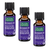 Thursday Plantation Lavender Oil Calms the Mind 25mL Pack of 3