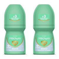Mitchum Women Antiperspirant Roll-On Deodorant Unscented 50mL Pack of 2