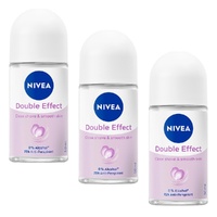 Nivea Double Effect Violet Senses Roll-On 50mL Pack of 3