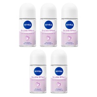 Nivea Double Effect Violet Senses Roll-On 50mL Pack of 5