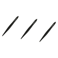 Manicare Tweezer Point Black x 3 Bundle of 3