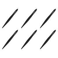 Manicare Tweezer Point Black x 3 Bundle of 6