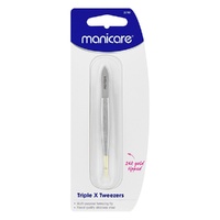 Manicare Tweezer Triple X Gold Tip x 3