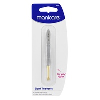Manicare Slant Tweezers Gold Tipped x 3