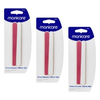 Manicare Emery Boards 120mm 8 Pack x 3 Bundle of 3