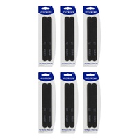Manicare Nail Shapers Coarse/Medium 175mm 2 Pack x 3 Bundle of 6