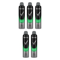 Rexona Men Antiperspirant Aerosol Quantum 250mL Pack of 5