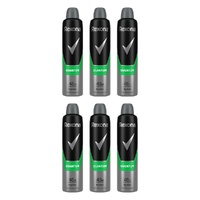 Rexona Men Antiperspirant Aerosol Quantum 250mL Pack of 6