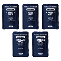 Medi-Ice Pak Canvas Hot & Cold Pack Large 640g Bundle of 5