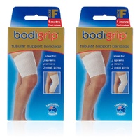 Bodigrip Tubular Support Bandage Size F 10cmx1m Flesh Pack of 2