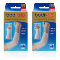 Bodigrip Tubular Support Bandage Size B 6.5cmx1m Flesh Pack of 2